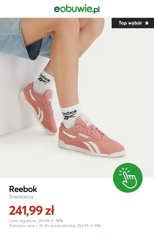 eobuwie.pl - gazetka promocyjna Reebok – promocje od czwartku 23.04  - strona 10