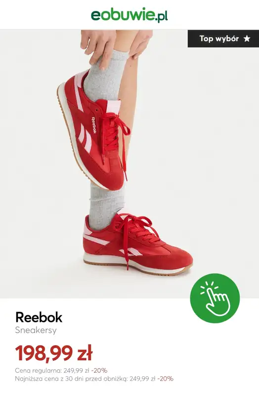 eobuwie.pl - gazetka promocyjna Reebok – promocje od czwartku 23.04  - strona 9