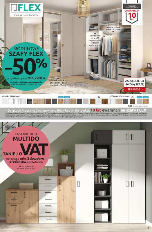 Black Red White - gazetka promocyjna Wiosenny powiew okazji do -50%! od poniedziałku 27.04 do niedzieli 10.05 - strona 9