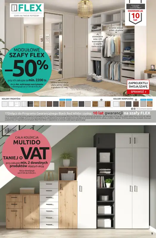 Black Red White - gazetka promocyjna Wiosenny powiew okazji do -50%! od poniedziałku 27.04 do niedzieli 10.05 - strona 9