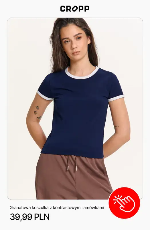 Cropp - gazetka promocyjna Koszulki damskie od czwartku 23.04  - strona 10