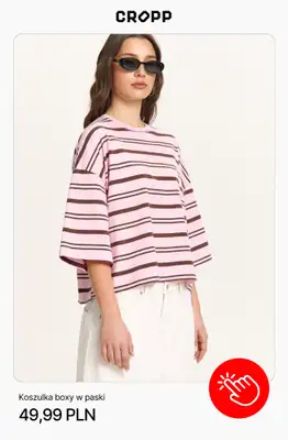 Cropp - gazetka promocyjna Koszulki damskie od czwartku 23.04  - strona 9