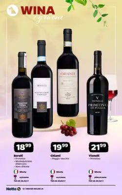 Netto - gazetka promocyjna Mocna Kolekcja - Wina od czwartku 23.04 do niedzieli 26.04 - strona 12