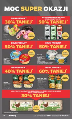 Netto - gazetka promocyjna Gazetka Spożywcza od poniedziałku 27.04 do soboty 02.05 - strona 6