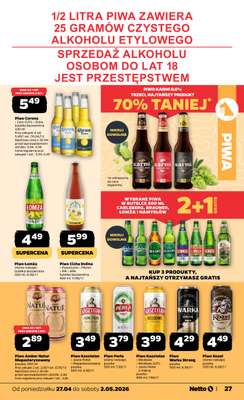Netto - gazetka promocyjna Gazetka Spożywcza od poniedziałku 27.04 do soboty 02.05 - strona 27