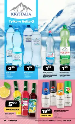 Netto - gazetka promocyjna Gazetka Spożywcza od poniedziałku 27.04 do soboty 02.05 - strona 24