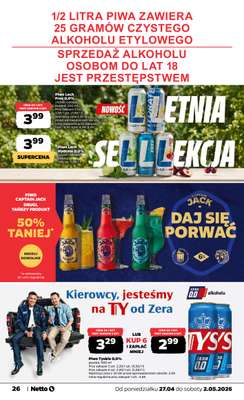 Netto - gazetka promocyjna Gazetka Spożywcza od poniedziałku 27.04 do soboty 02.05 - strona 26