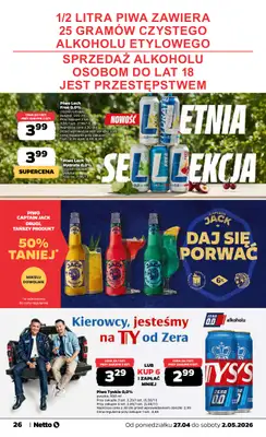 Netto - gazetka promocyjna Gazetka Spożywcza od poniedziałku 27.04 do soboty 02.05 - strona 26