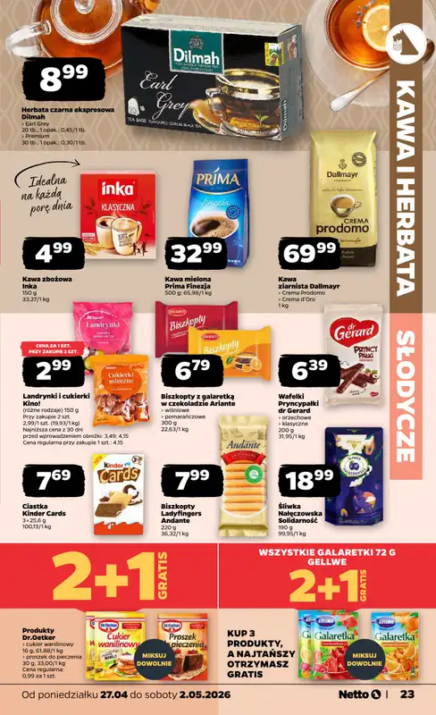 Netto - gazetka promocyjna Gazetka Spożywcza od poniedziałku 27.04 do soboty 02.05 - strona 23