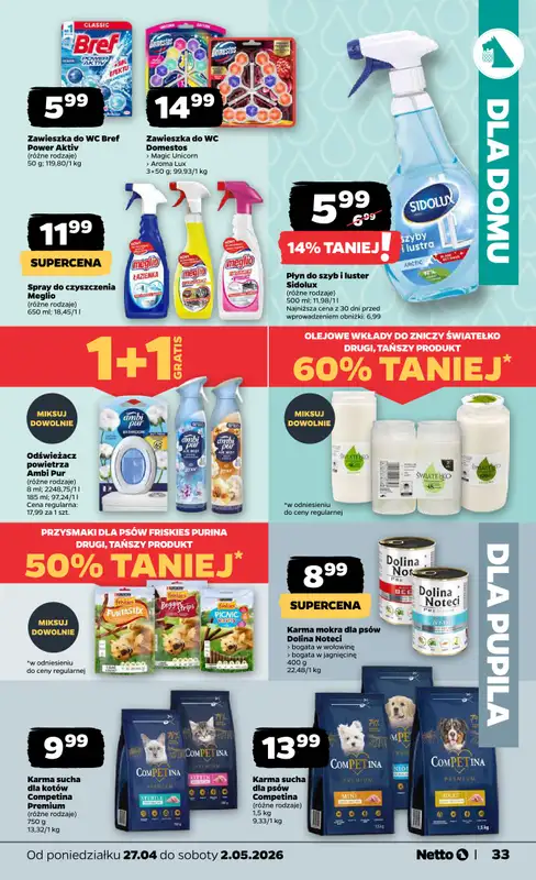 Netto - gazetka promocyjna Gazetka Spożywcza od poniedziałku 27.04 do soboty 02.05 - strona 33