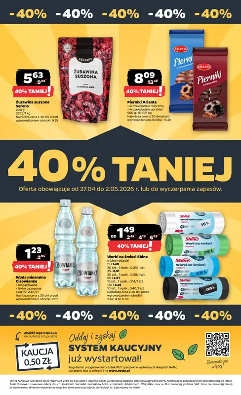 Netto - gazetka promocyjna Gazetka Spożywcza od poniedziałku 27.04 do soboty 02.05 - strona 35