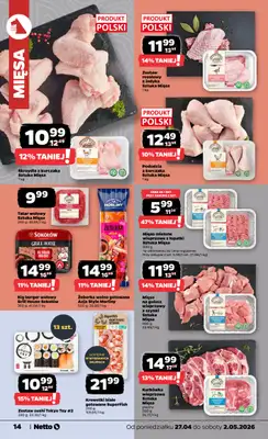Netto - gazetka promocyjna Gazetka Spożywcza od poniedziałku 27.04 do soboty 02.05 - strona 14