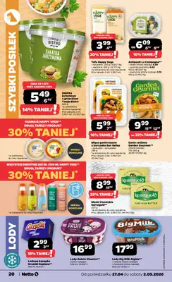 Netto - gazetka promocyjna Gazetka Spożywcza od poniedziałku 27.04 do soboty 02.05 - strona 20