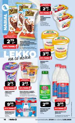 Netto - gazetka promocyjna Gazetka Spożywcza od poniedziałku 27.04 do soboty 02.05 - strona 16