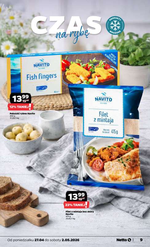 Netto - gazetka promocyjna Gazetka Spożywcza  do soboty 02.05 - strona 9