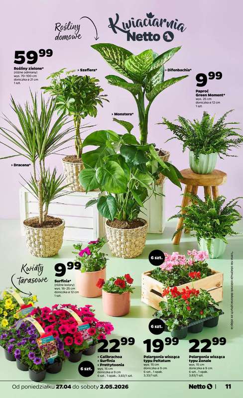 Netto - gazetka promocyjna Gazetka Spożywcza od poniedziałku 27.04 do soboty 02.05 - strona 11