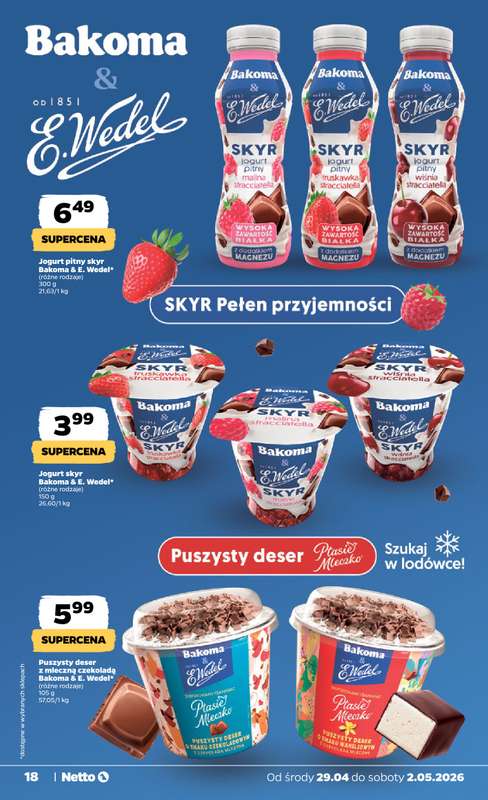 Netto - gazetka promocyjna Gazetka Spożywcza  do soboty 02.05 - strona 18