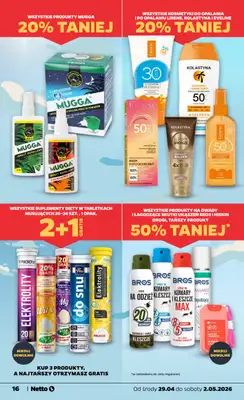 Netto - gazetka promocyjna Gazetka Spożywcza  do soboty 02.05 - strona 16
