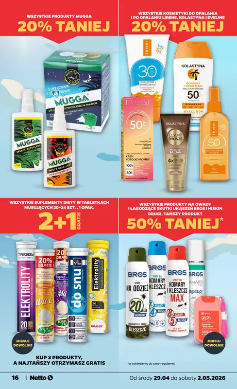 Netto - gazetka promocyjna Gazetka Spożywcza  do soboty 02.05 - strona 16