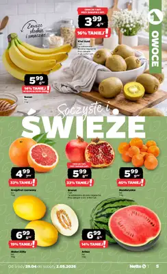 Netto - gazetka promocyjna Gazetka Spożywcza  do soboty 02.05 - strona 5