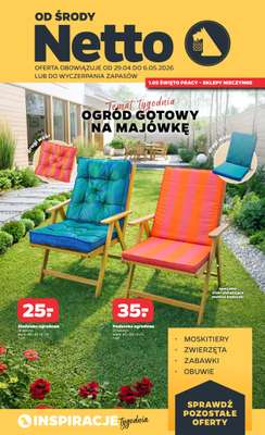 Netto - gazetka promocyjna Inspiracje tygodnia Netto  do środy 06.05
