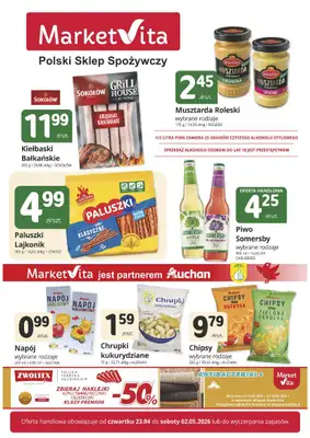 Marketvita - gazetka promocyjna Gazetka  do soboty 02.05