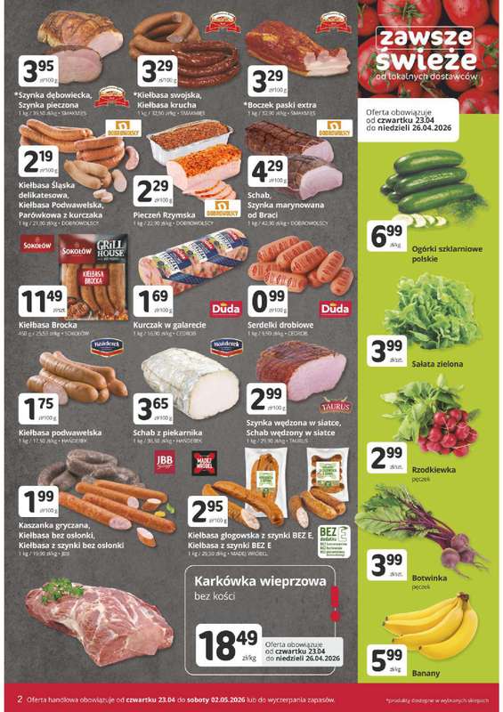 Marketvita - gazetka promocyjna Gazetka  do soboty 02.05 - strona 2