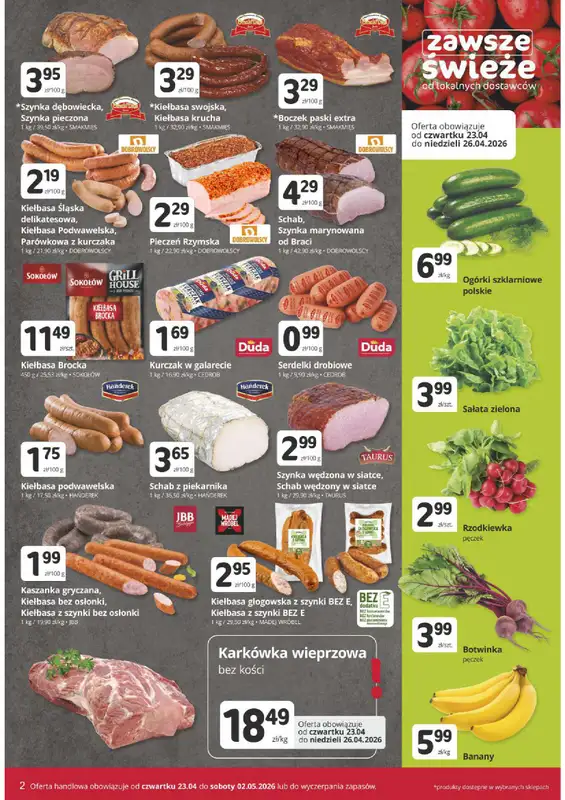 Marketvita - gazetka promocyjna Gazetka  do soboty 02.05 - strona 2