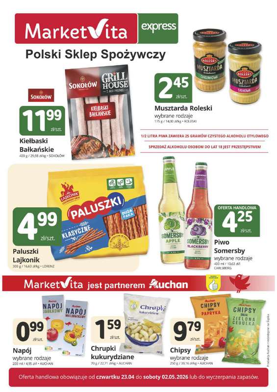 Marketvita - gazetka promocyjna Gazetka Express  do soboty 02.05