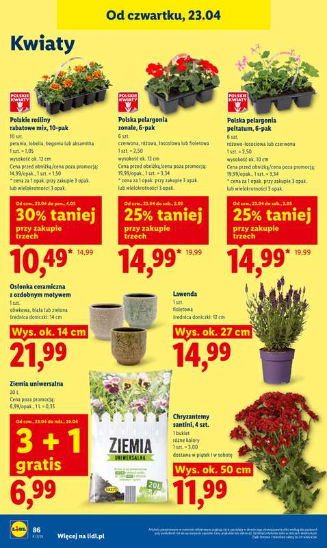 Lidl - gazetka promocyjna Oferta od czwartku od czwartku 23.04 do niedzieli 26.04 - strona 88