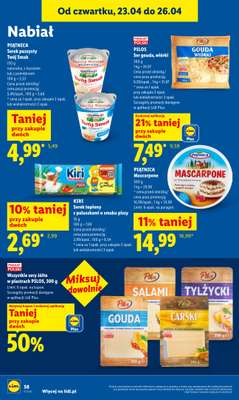 Lidl - gazetka promocyjna Oferta od czwartku od czwartku 23.04 do niedzieli 26.04 - strona 60