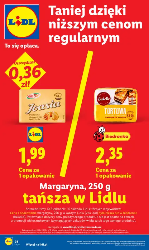 Lidl - gazetka promocyjna Oferta od czwartku od czwartku 23.04 do niedzieli 26.04 - strona 24