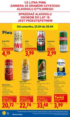 Lidl - gazetka promocyjna Oferta od czwartku od czwartku 23.04 do niedzieli 26.04 - strona 70