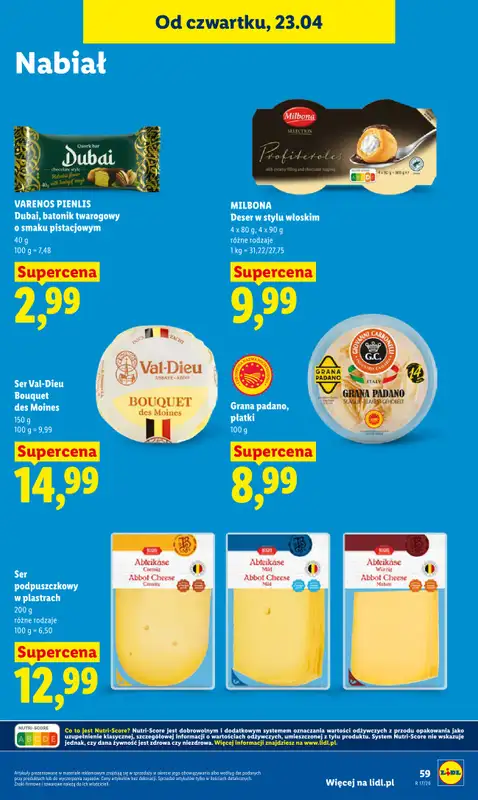 Lidl - gazetka promocyjna Oferta od czwartku od czwartku 23.04 do niedzieli 26.04 - strona 61