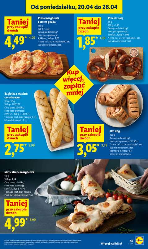 Lidl - gazetka promocyjna Oferta od czwartku od czwartku 23.04 do niedzieli 26.04 - strona 49