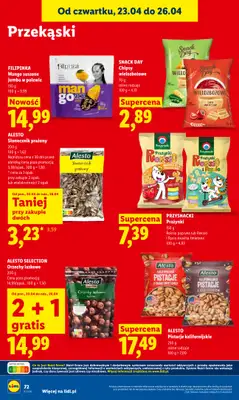Lidl - gazetka promocyjna Oferta od czwartku od czwartku 23.04 do niedzieli 26.04 - strona 74