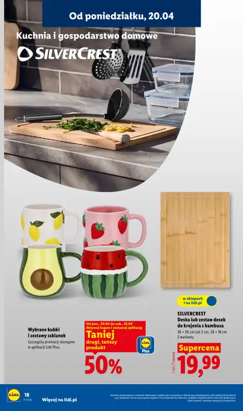Lidl - gazetka promocyjna Katalog od poniedziałku 20.04 do niedzieli 26.04 - strona 20