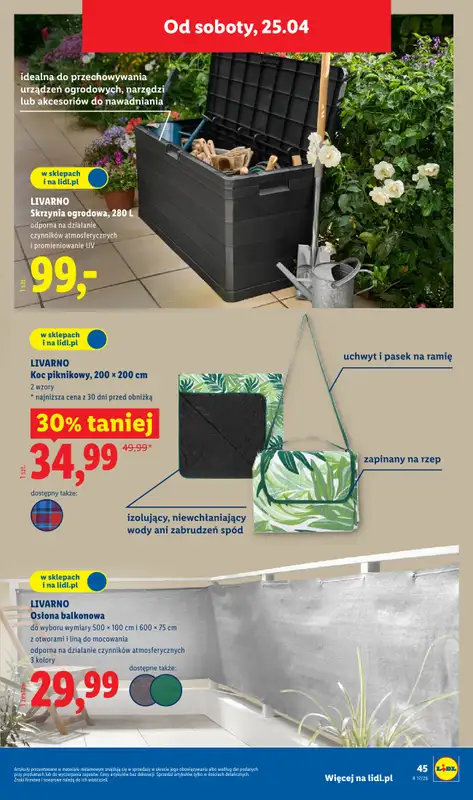Lidl - gazetka promocyjna Katalog od poniedziałku 20.04 do niedzieli 26.04 - strona 59