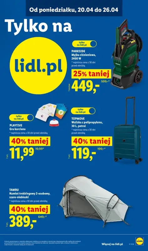 Lidl - gazetka promocyjna Katalog od poniedziałku 20.04 do niedzieli 26.04 - strona 23