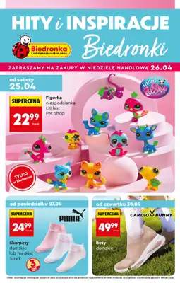 Biedronka - gazetka promocyjna Hity i inspiracje, od 25.04 od soboty 25.04 do środy 13.05