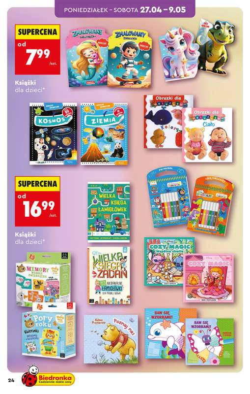 Biedronka - gazetka promocyjna Hity i inspiracje, od 25.04 od soboty 25.04 do środy 13.05 - strona 24