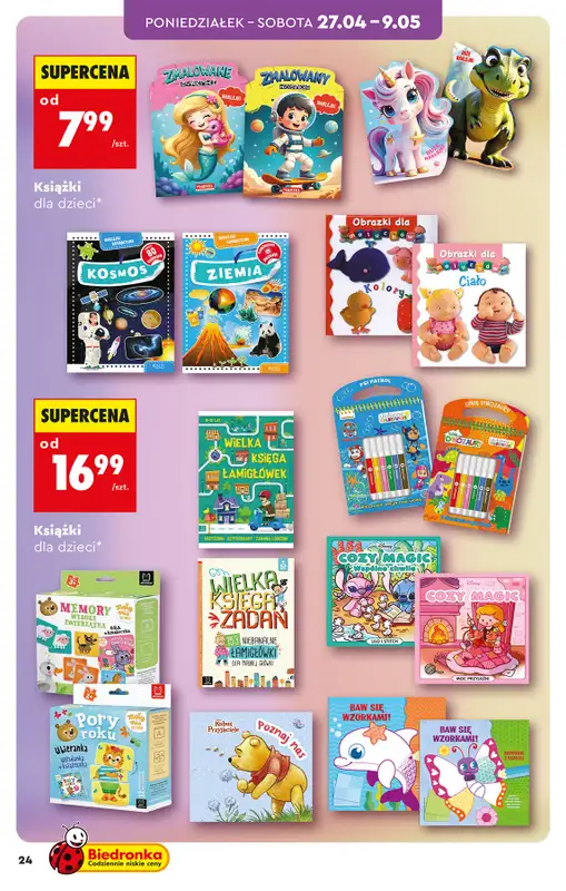 Biedronka - gazetka promocyjna Hity i inspiracje, od 25.04 od soboty 25.04 do środy 13.05 - strona 24