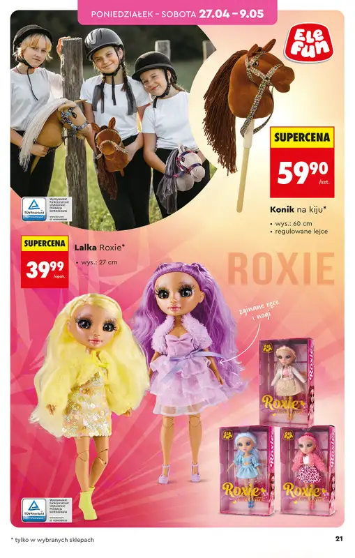 Biedronka - gazetka promocyjna Hity i inspiracje, od 25.04 od soboty 25.04 do środy 13.05 - strona 21