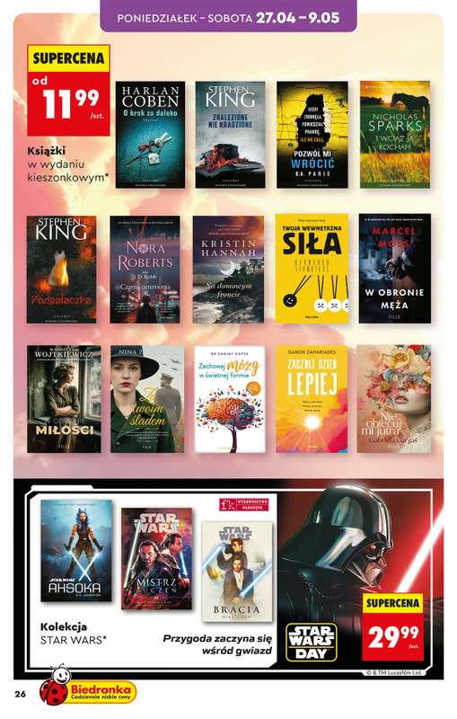 Biedronka - gazetka promocyjna Hity i inspiracje, od 25.04 od soboty 25.04 do środy 13.05 - strona 26