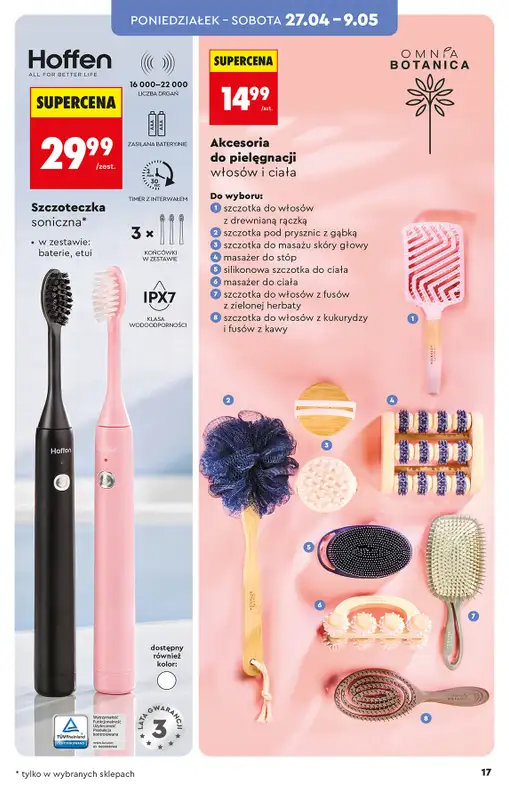 Biedronka - gazetka promocyjna Hity i inspiracje, od 25.04 od soboty 25.04 do środy 13.05 - strona 17