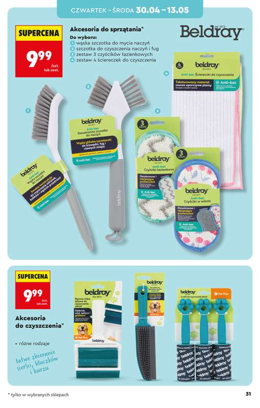 Biedronka - gazetka promocyjna Hity i inspiracje, od 25.04 od soboty 25.04 do środy 13.05 - strona 31