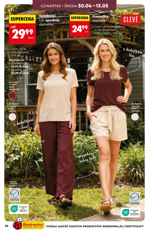 Biedronka - gazetka promocyjna Hity i inspiracje, od 25.04 od soboty 25.04 do środy 13.05 - strona 36