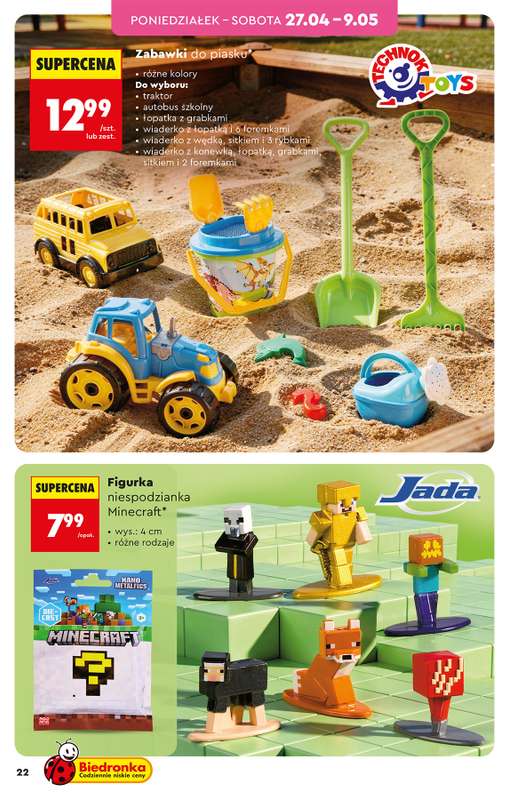 Biedronka - gazetka promocyjna Hity i inspiracje, od 25.04 od soboty 25.04 do środy 13.05 - strona 22