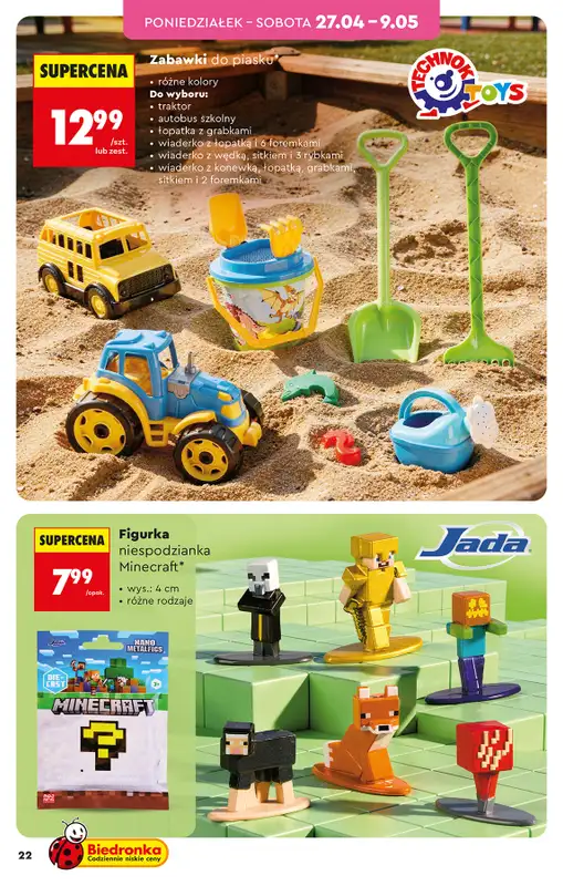 Biedronka - gazetka promocyjna Hity i inspiracje, od 25.04 od soboty 25.04 do środy 13.05 - strona 22