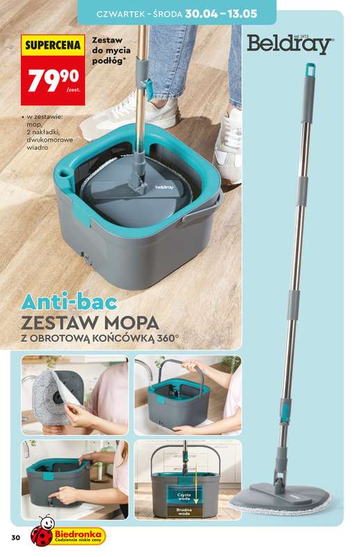 Biedronka - gazetka promocyjna Hity i inspiracje, od 25.04 od soboty 25.04 do środy 13.05 - strona 30